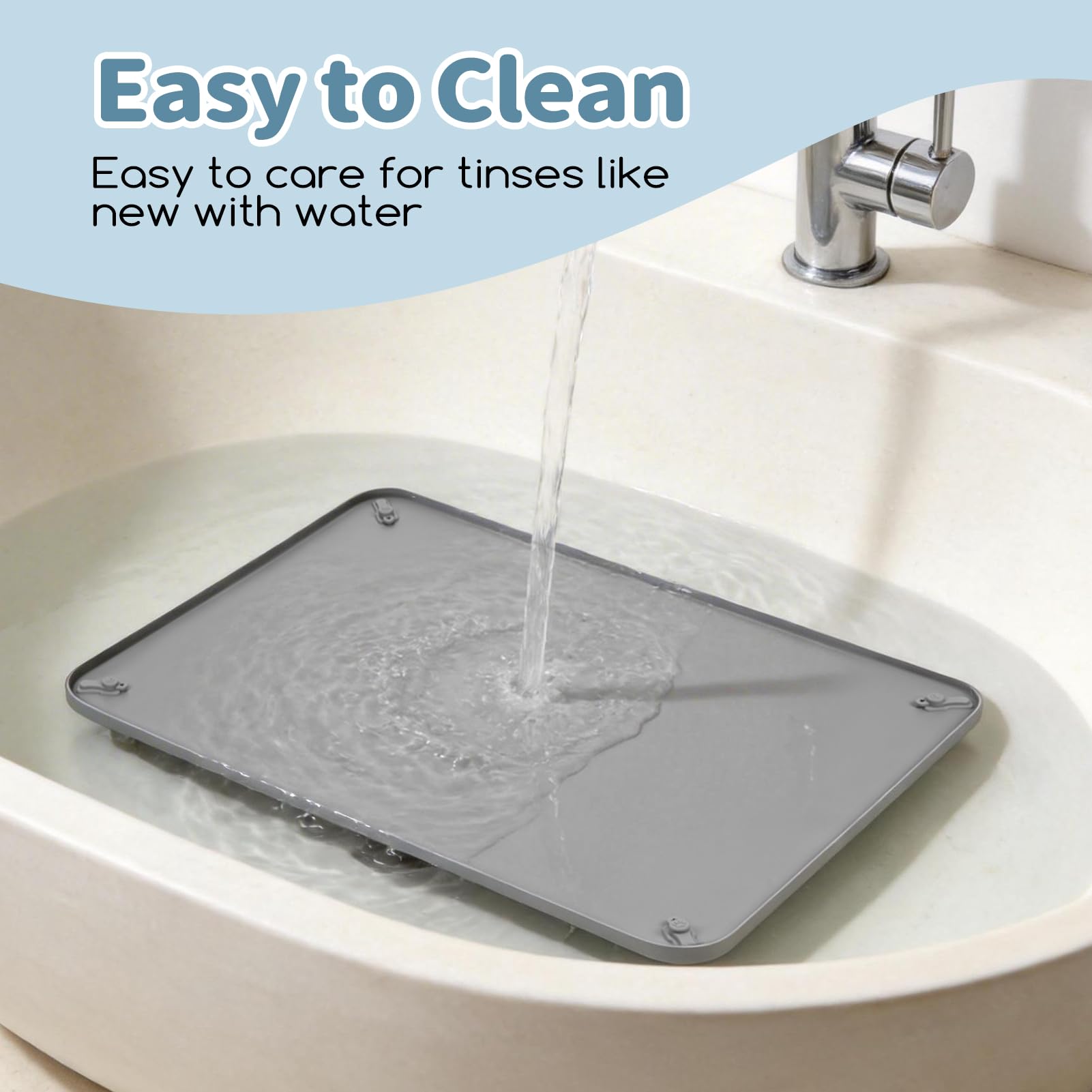 Greatbond pee pad holder doubles as a mat and tray for versatile use.