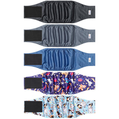 Grecle 5-pack patterns display variety for easy style and fit.