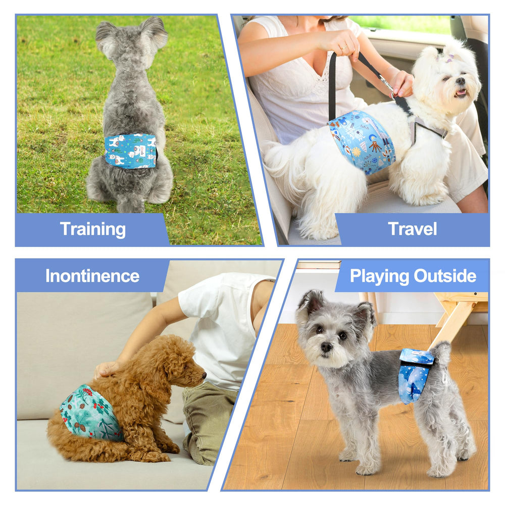 Grecle Galaxy S dog diapers durable machine-washable for reuse
