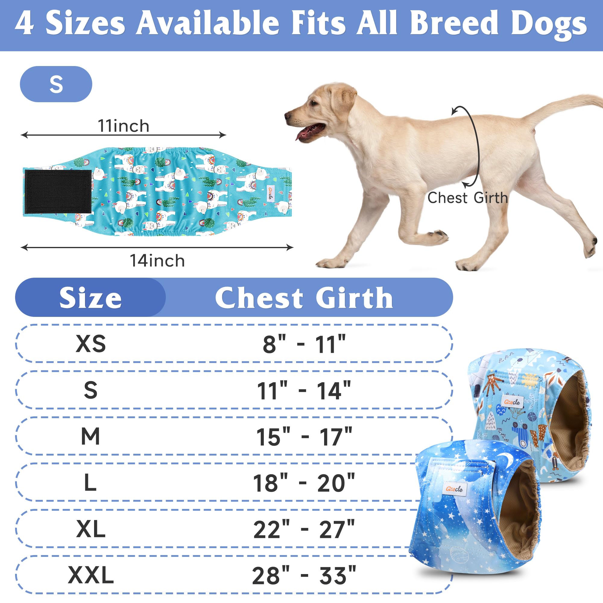 Grecle Galaxy S dog diapers rapid absorption protects furniture quickly