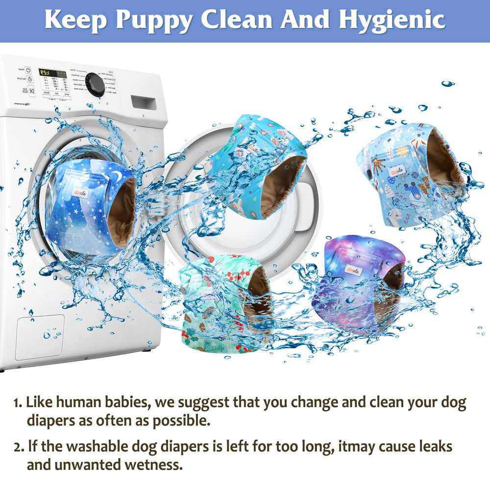Grecle Galaxy S dog diapers ideal for travel and training