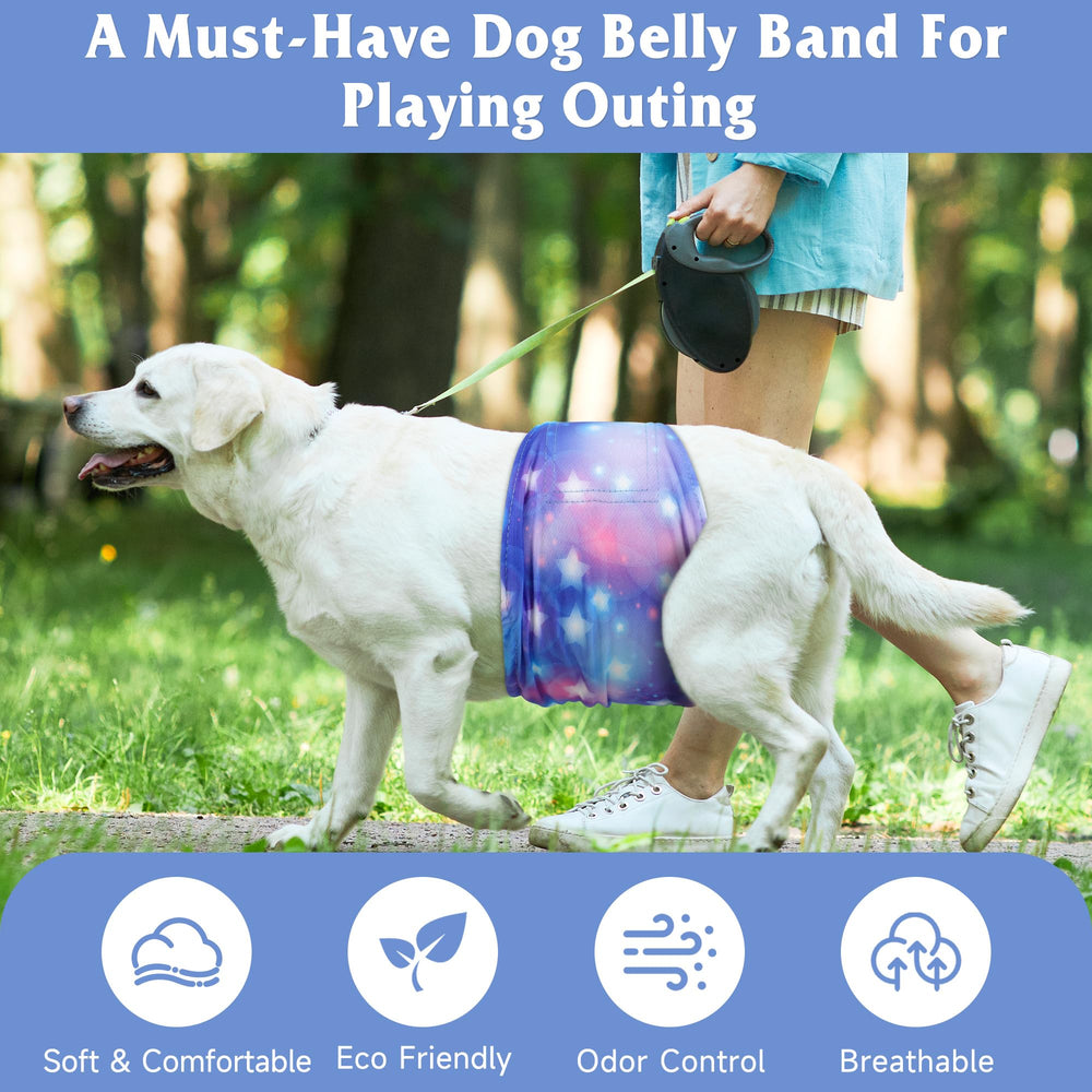 Grecle Galaxy S dog diapers Velcro closure for secure fit