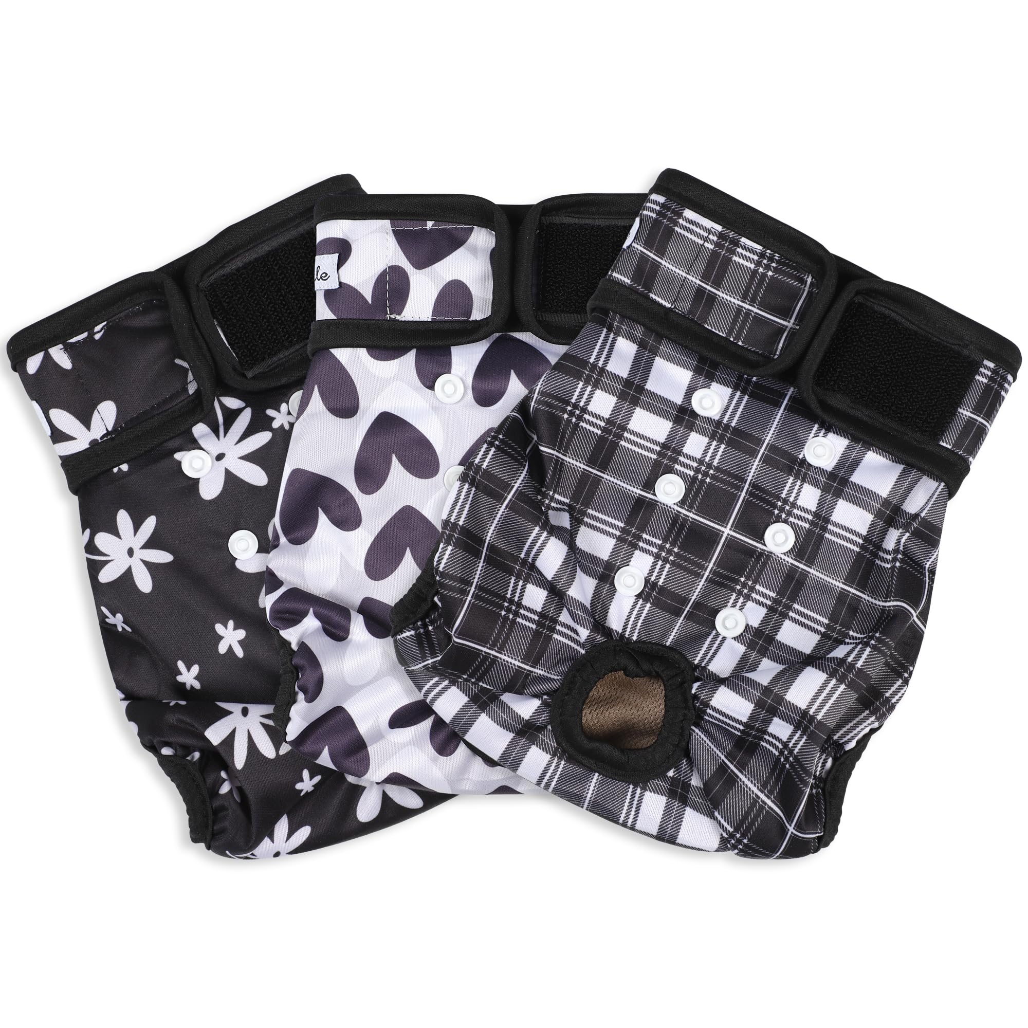 Grecle high absorbency dog diaper with overnight protection.