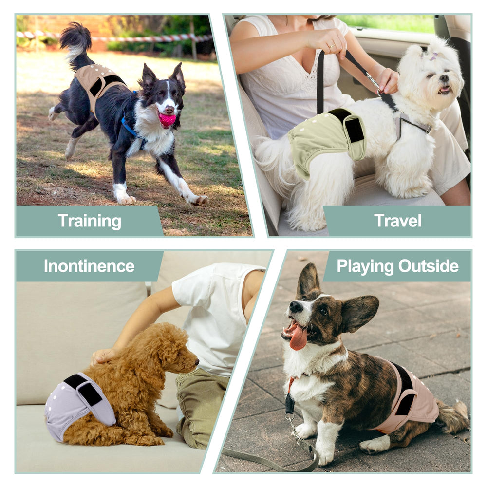 Grecle leak-free PUL shell - secure fit prevents leaks during walks.