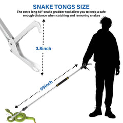 Greeily Snake Grabber auto-lock feature for secure handling