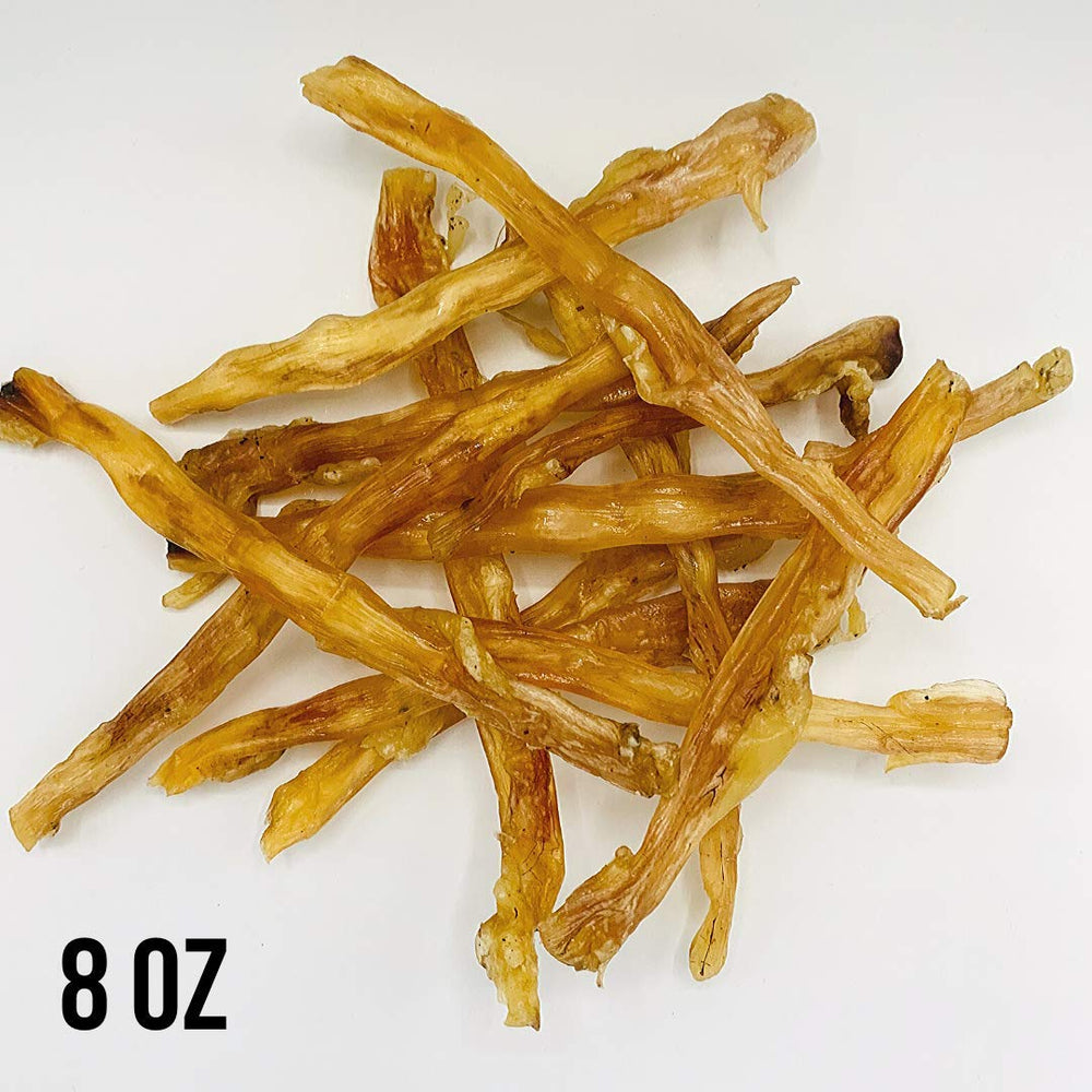 Textured beef tendon chew from Green Butterfly Brands, durable for strong chewers
