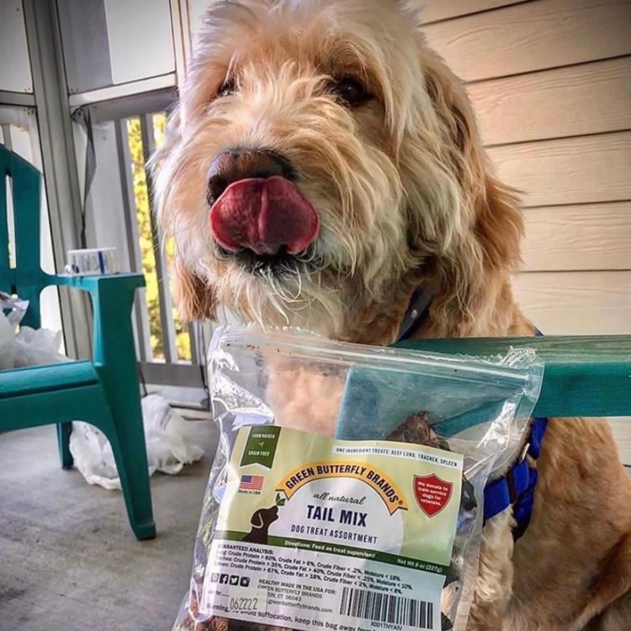 Green Butterfly Brands Tail Mix grain-free recipe supports easy digestion