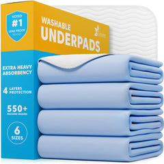 GREEN LIFESTYLE washable underpads front view protect mattresses with large 30x34 design