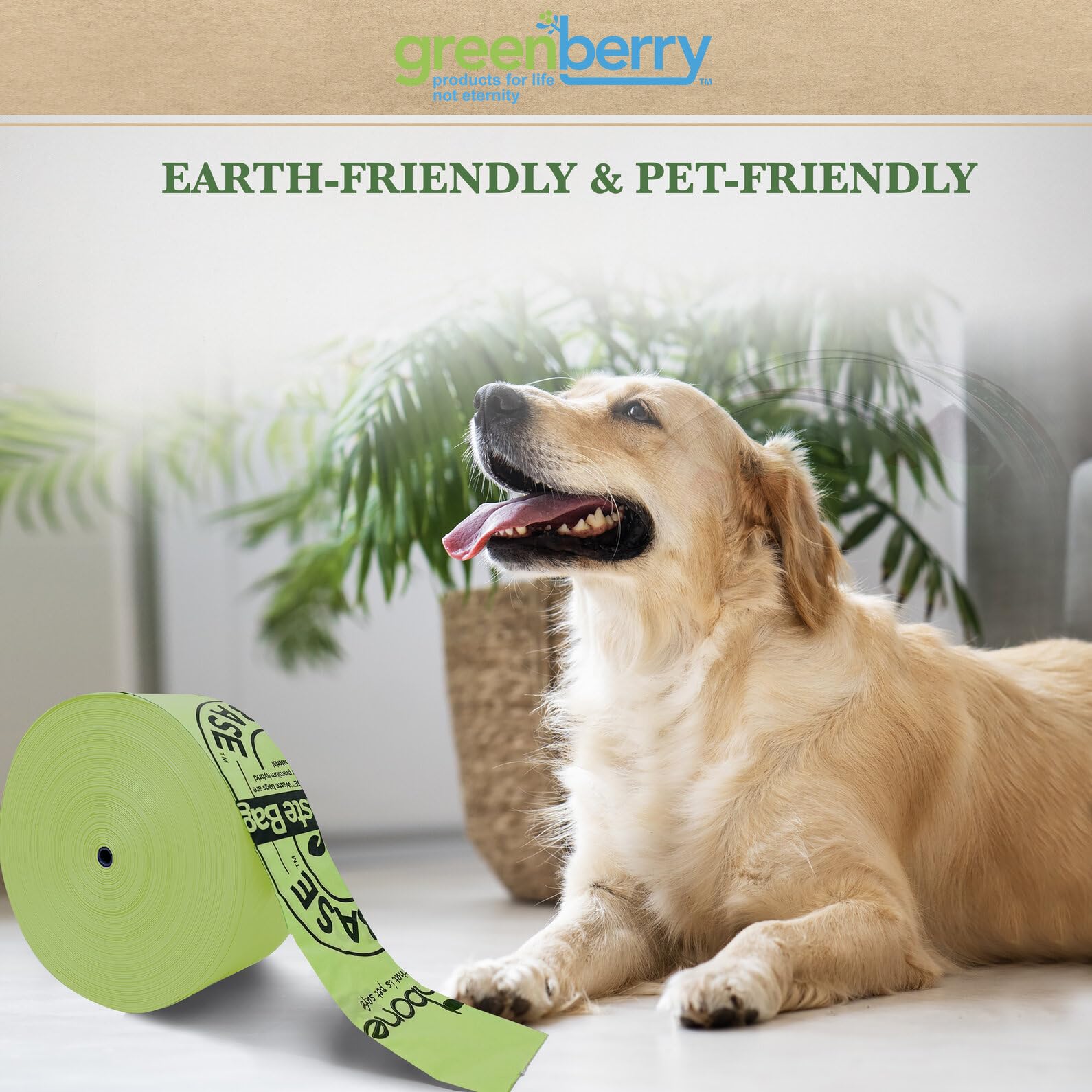 Greenbone BioBase bags fit standard box dispensers for convenient outdoor cleanup.