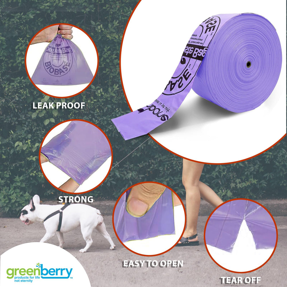Perforated edges on BioBase bags for easy tear and daily use