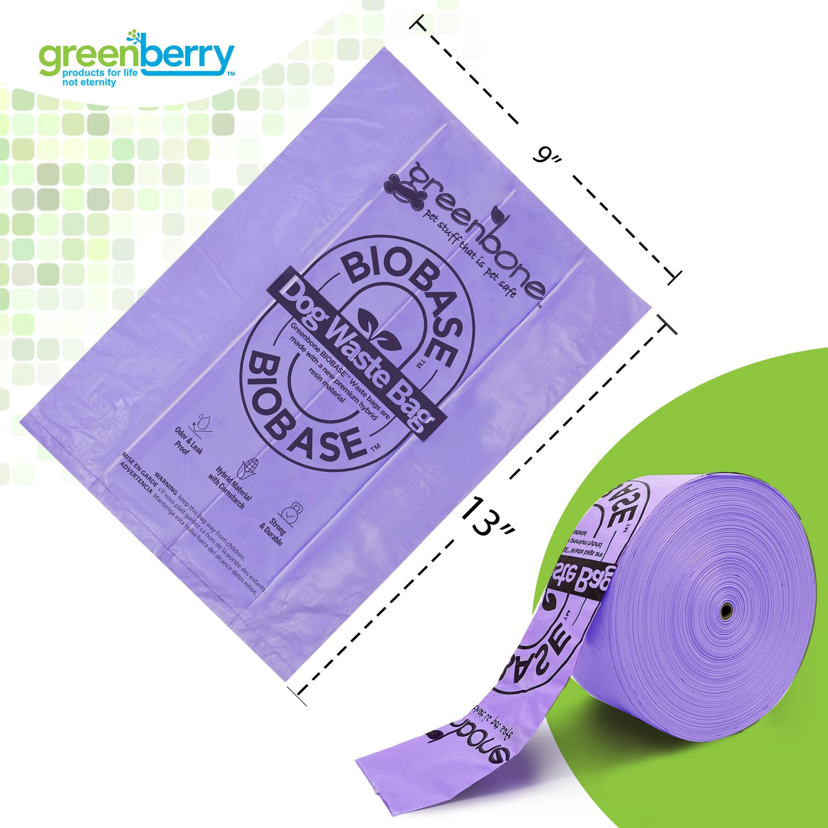 BioBase bio-based resin material label on packaging signals eco-friendly materials