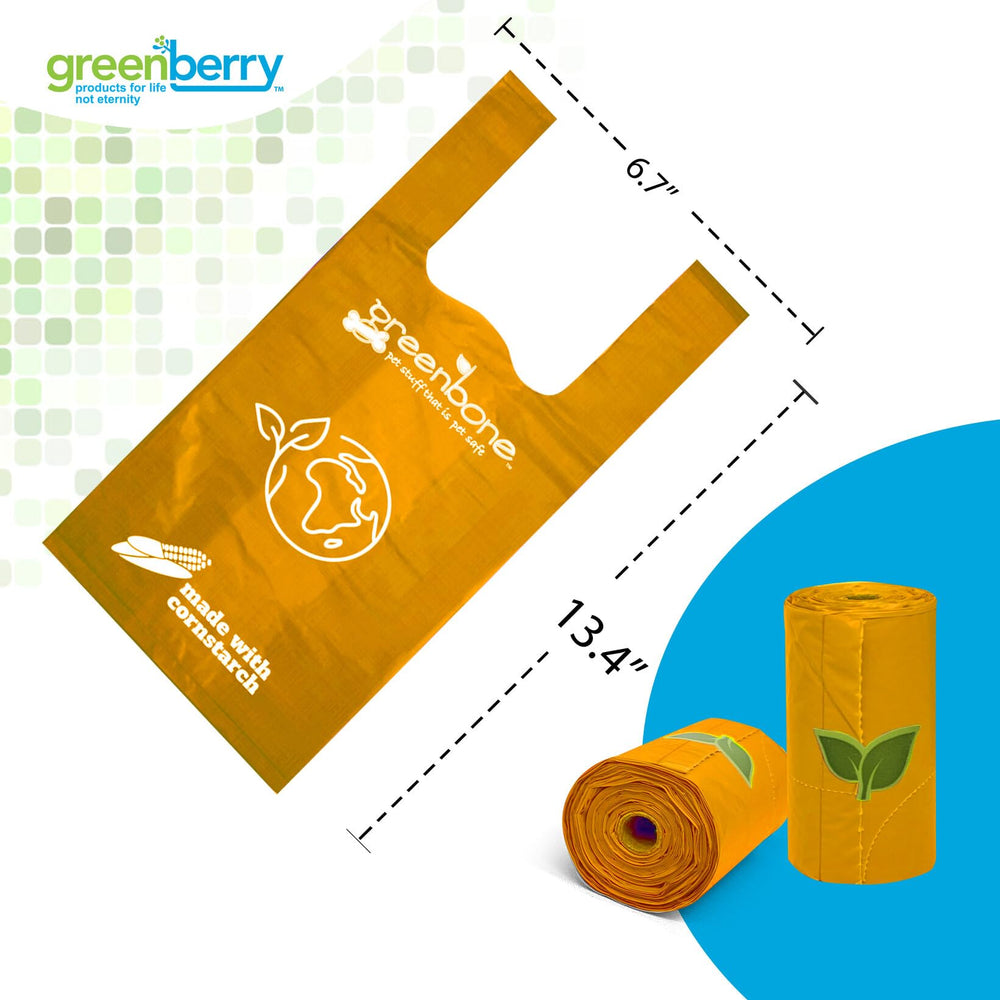 Eco-friendly packaging of Greenbone BioBase bags supports sustainable shopping.
