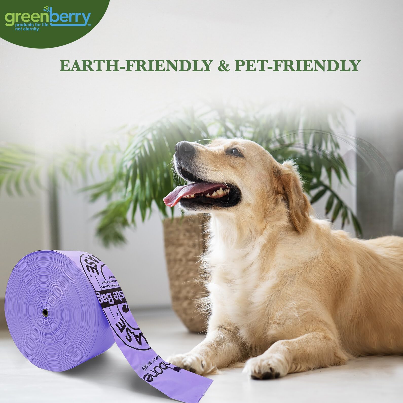 Greenbone logo and lavender scent label on packaging for quick recognition