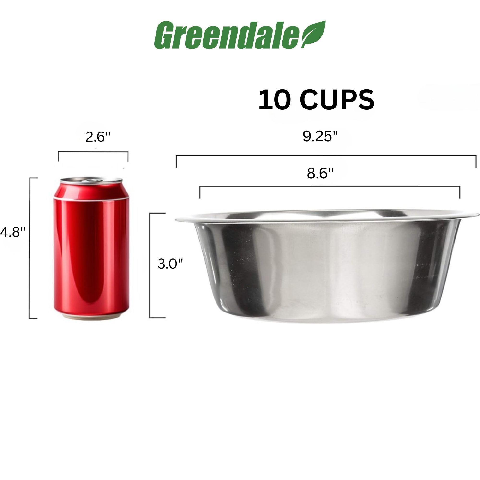 Greendale dishwasher-safe stainless steel dog bowls highlight easy cleaning after meals