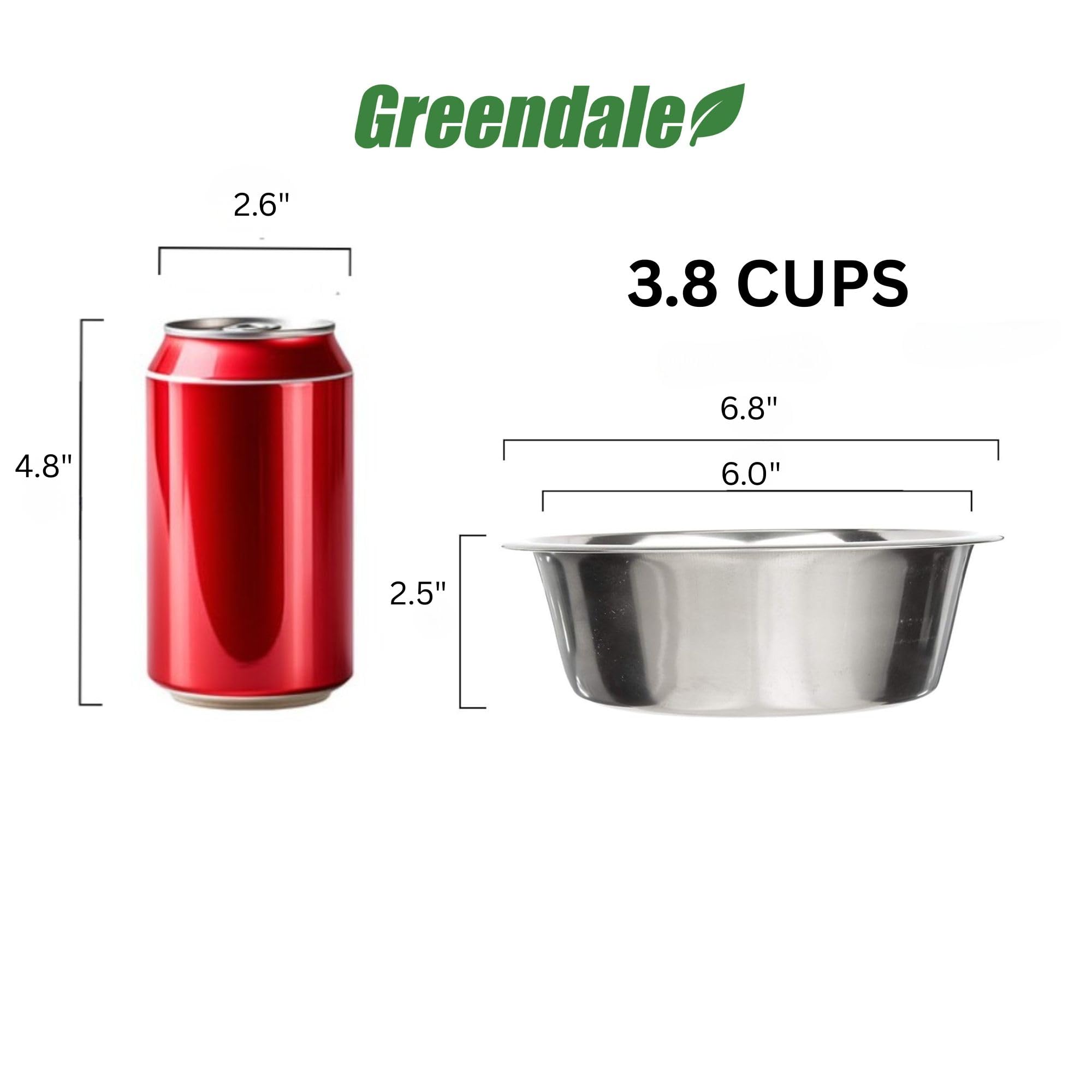 Non-plastic, food-grade Greendale bowls help reduce odors.