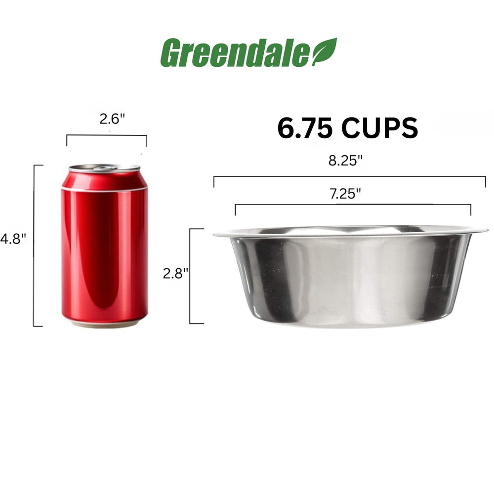 Greendale sticker-free bowls arrive ready to use without stickers.