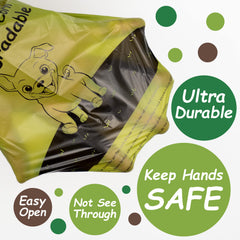 Greener Walker corn starch blend bags are eco-friendly