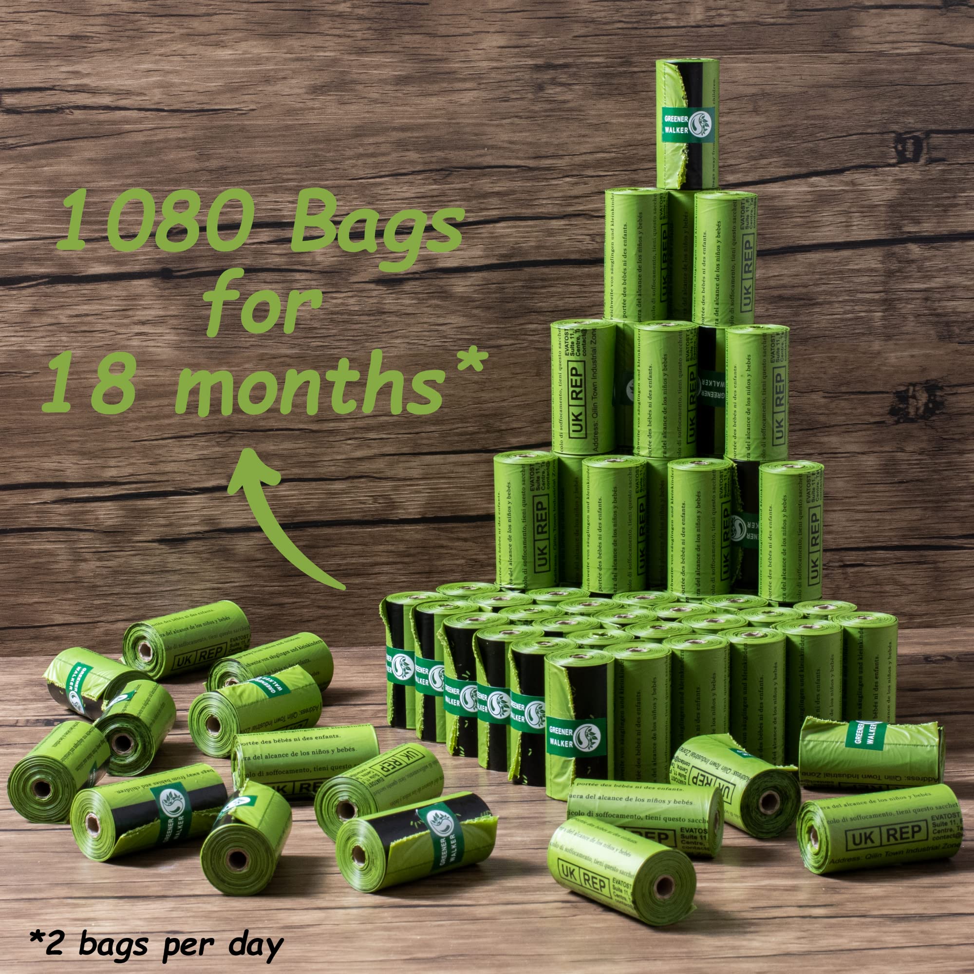 GREENER WALKER bags help minimize plastic while keeping waste securely contained.