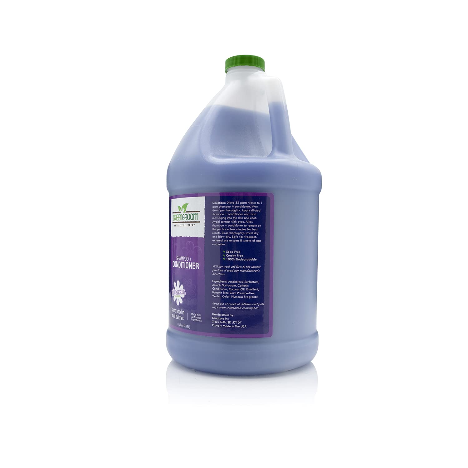 GreenGroom two-in-one-detangler suds soften coat and ease brushing