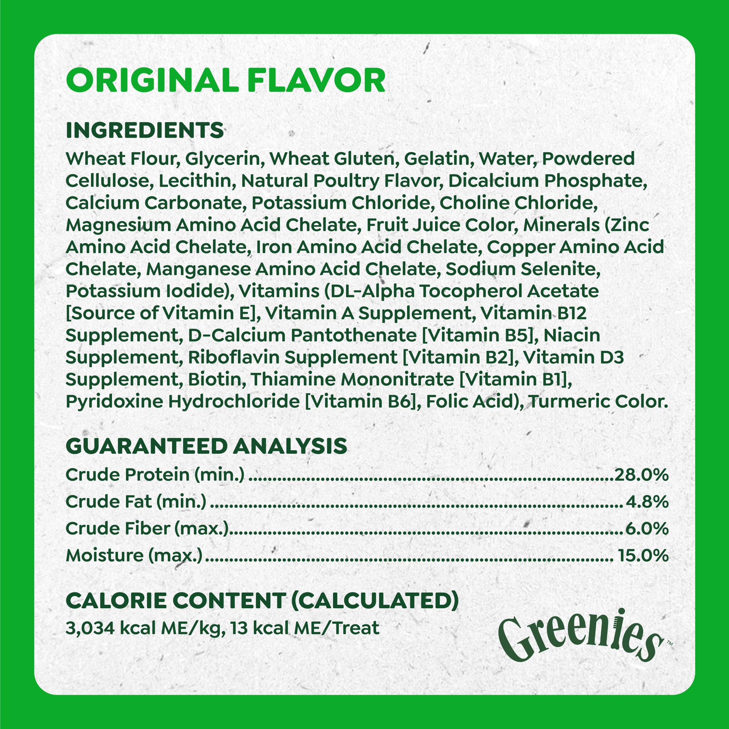 Nutrition label highlights natural ingredients and added vitamins.