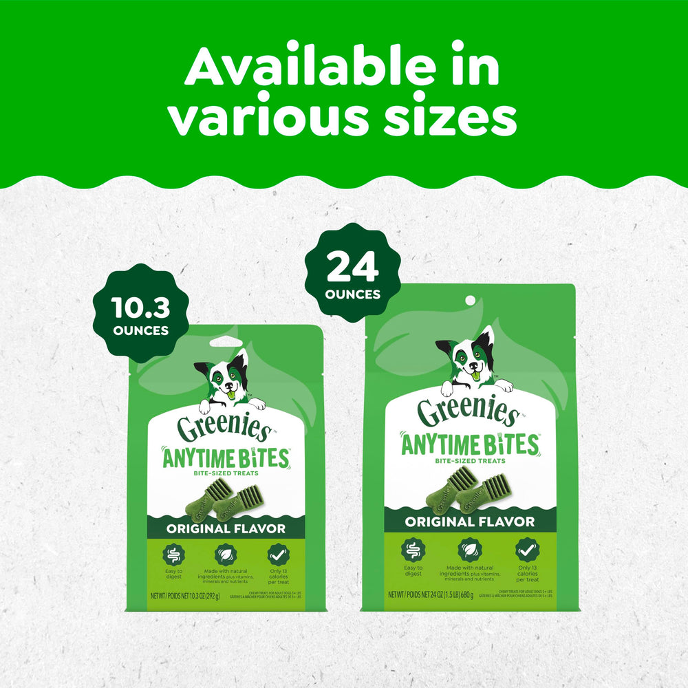 Serving size detail supports frequent treating during training routines.