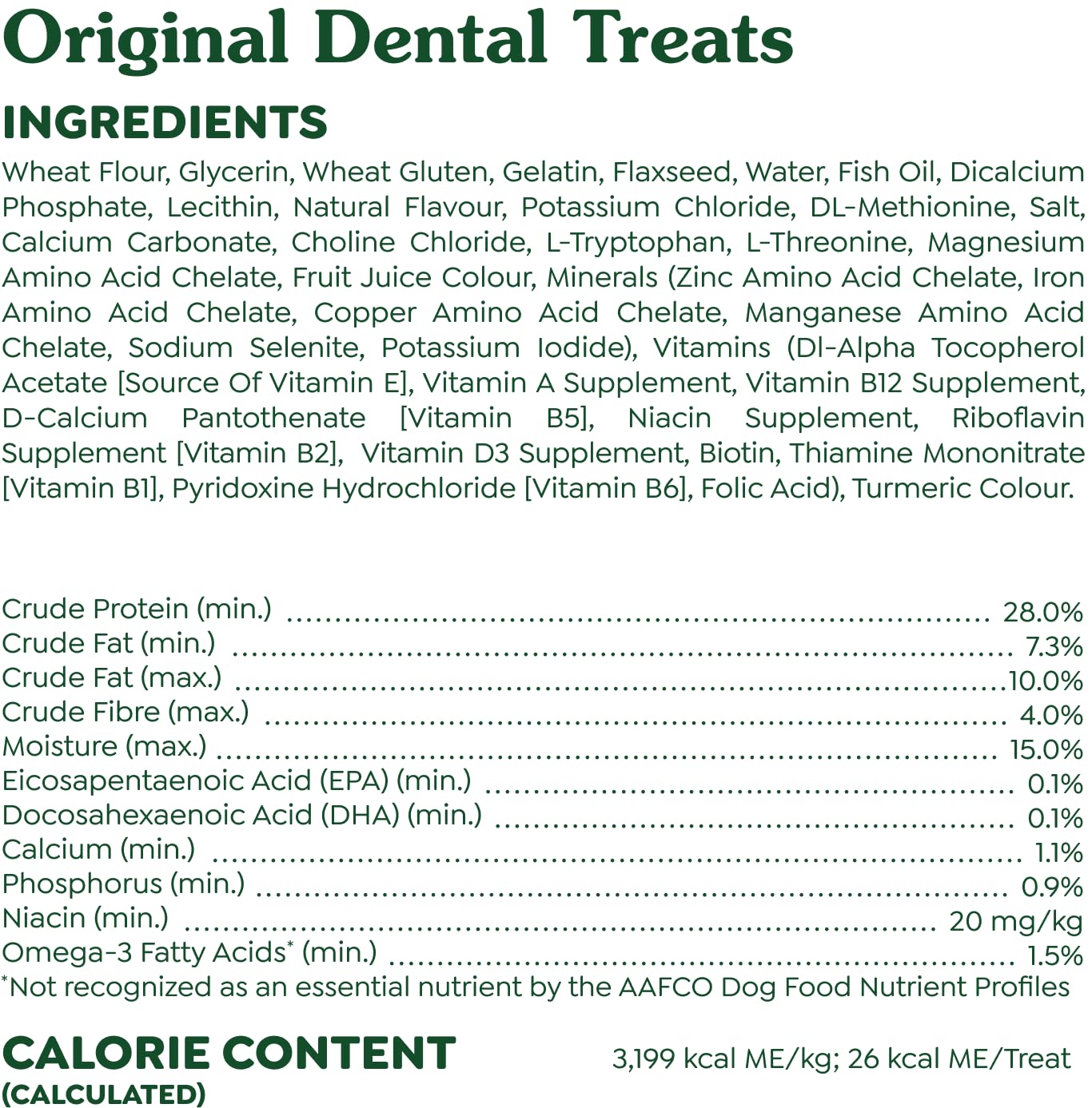 Calcium and DHA graphics emphasizing nutrients for teeth and brain development