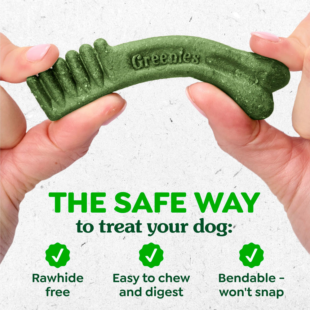 Greenies may help reduce tartar buildup with regular use.