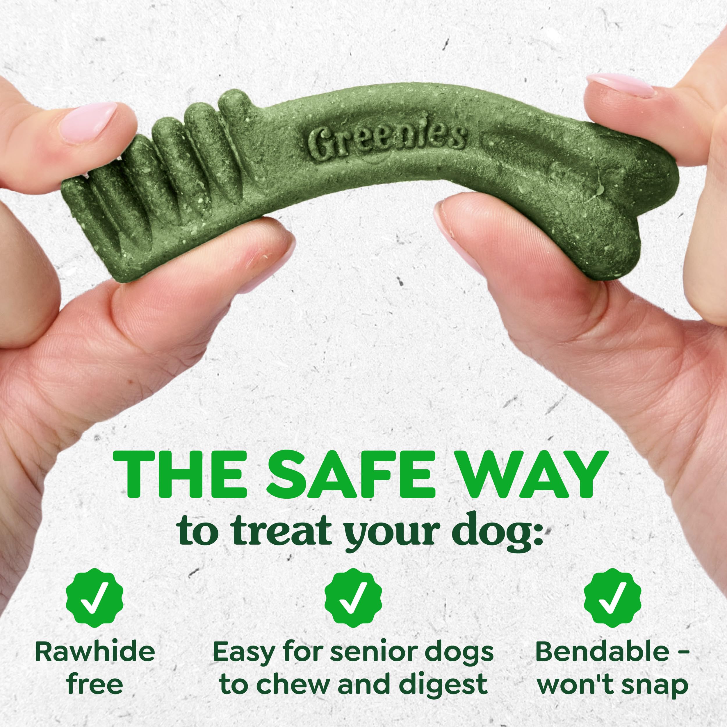 Rawhide-free, easy-to-digest chew option from Greenies