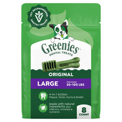 Greenies large dental chews front pack - original flavor for large dogs