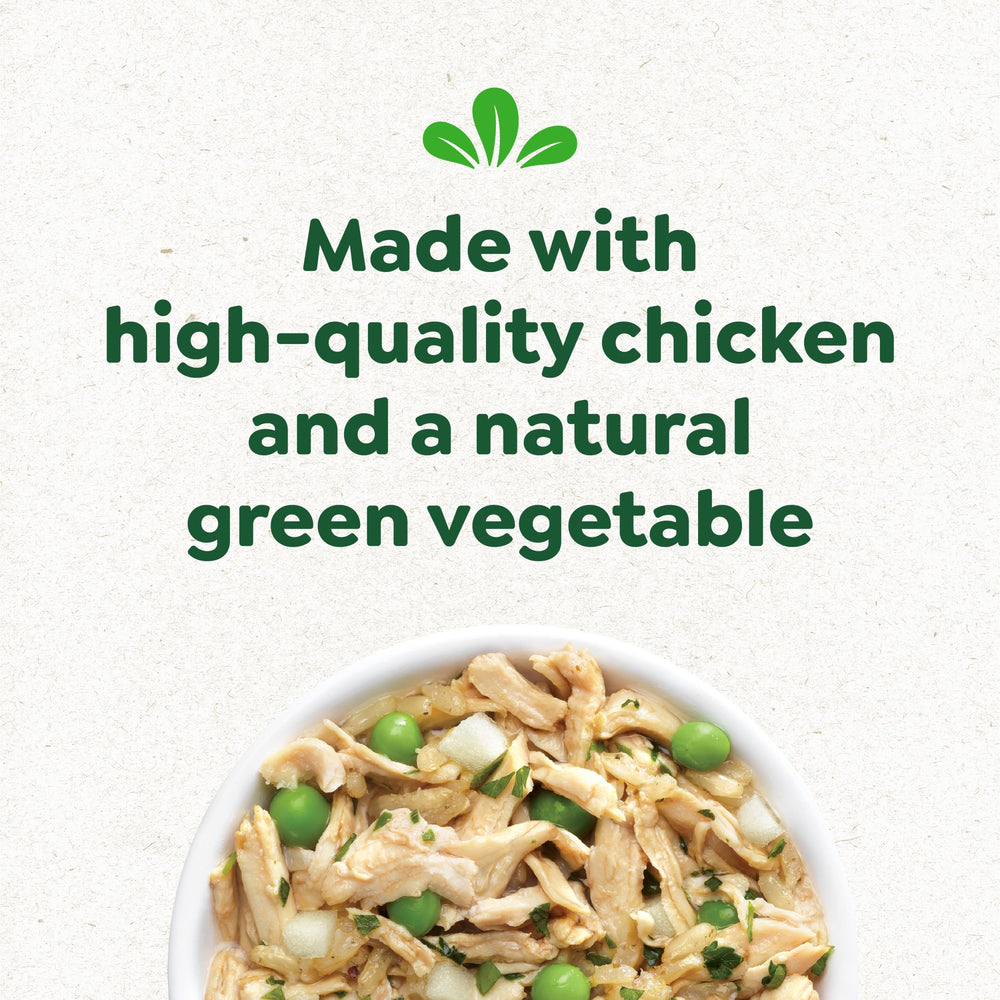 Dog enjoys Greenies mealtime topping as a tasty mix-in.