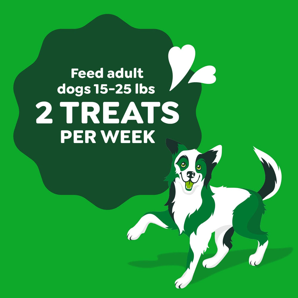 Greenies Occupy Twists 40-count pack signals value and easy portion control