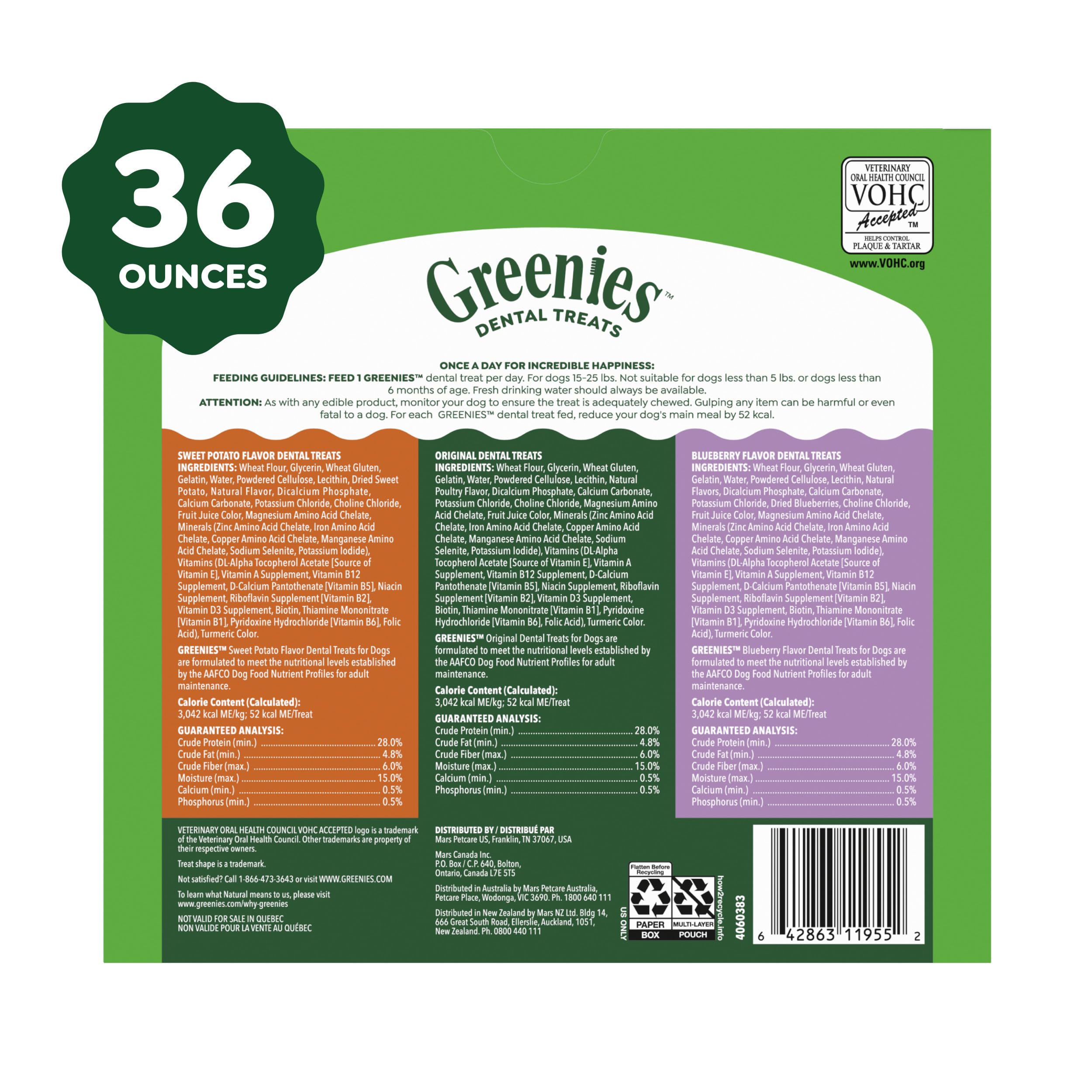 Greenies Petite natural ingredients emphasize wholesome daily dental routines.