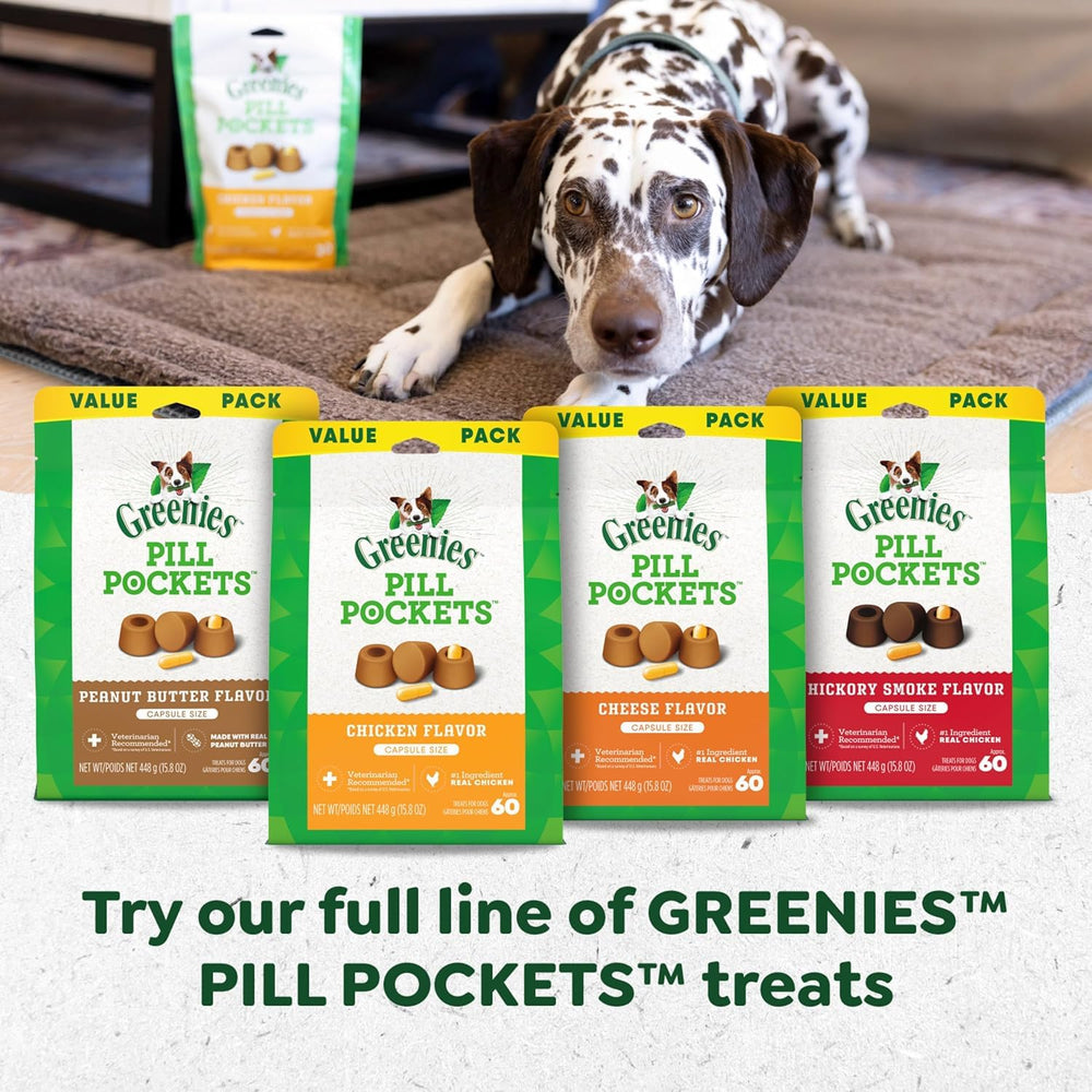 Calm, content dog after receiving a Pill Pocket