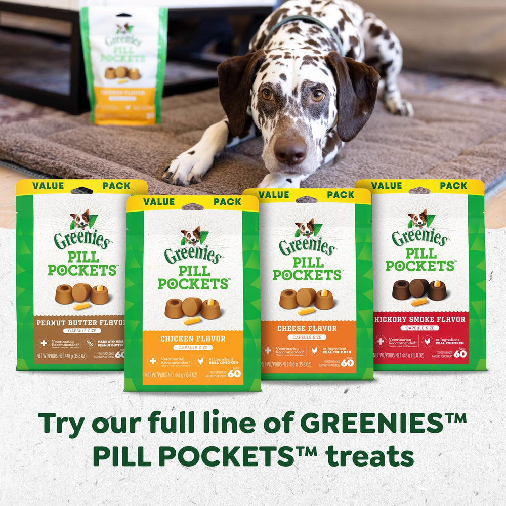 Greenies Pill Pockets Dog Large capsule-to-treat method makes medicine feel like a treat
