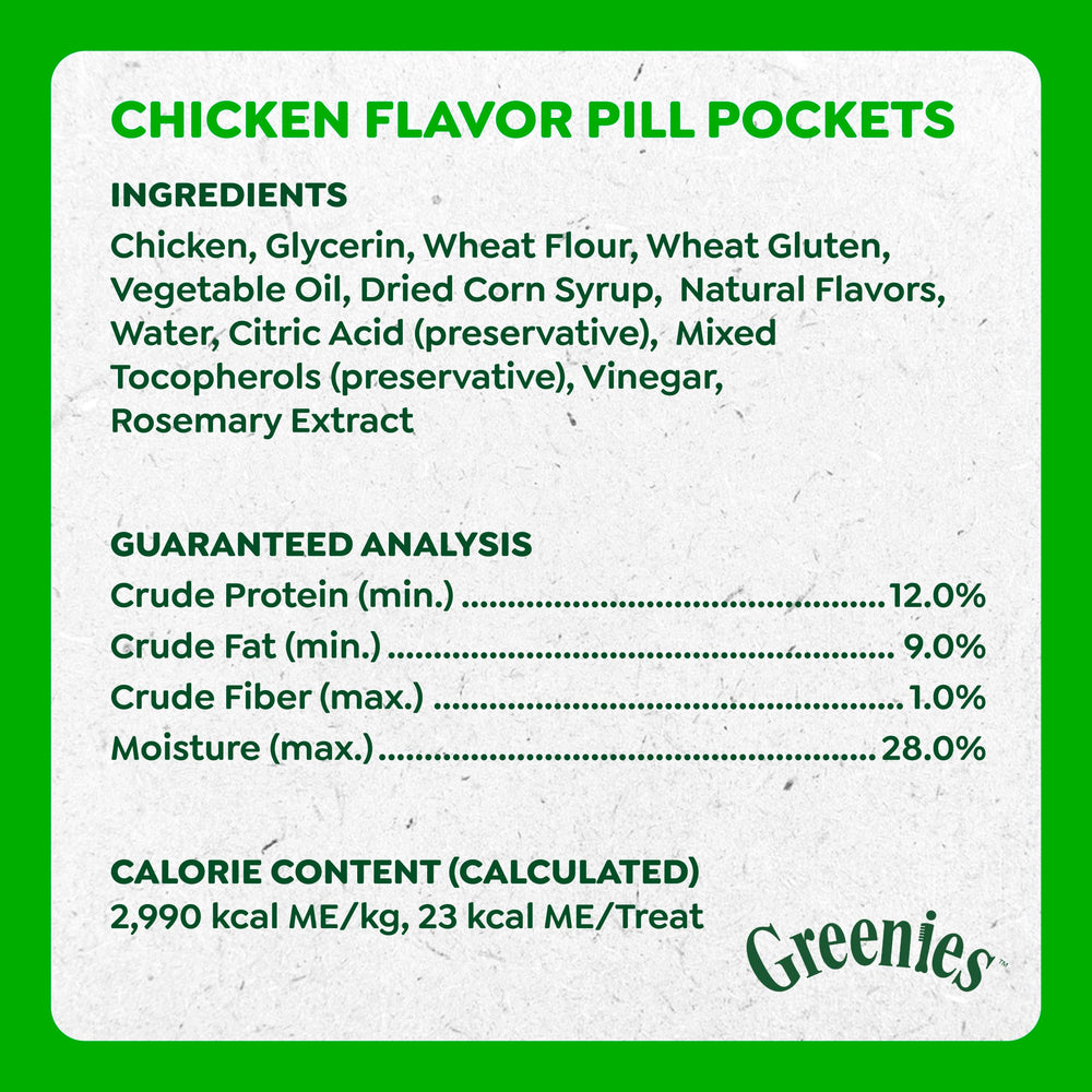 Greenies Pill Pockets dog enjoying a treat while medication goes down smoothly.
