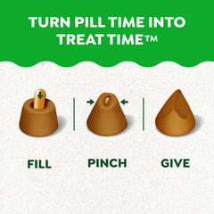 Greenies Pill Pockets Large pack closed pouch concealing medicine and reducing pet stress