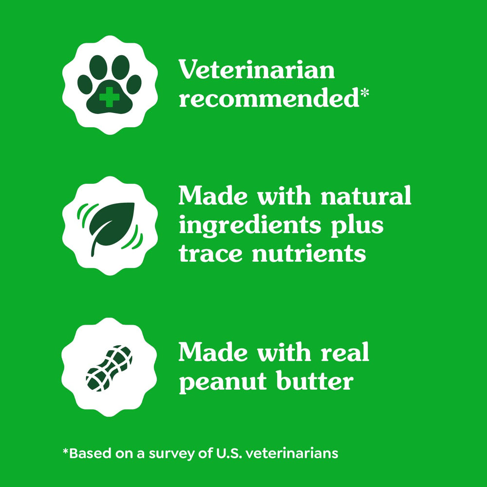 Greenies Pill Pockets Dog Large peanut butter flavor appealing for medication moments