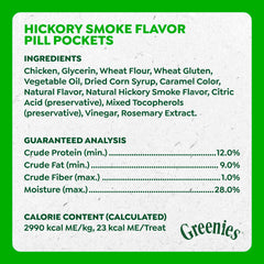 Greenies Pill Pockets packaging with seal for mess-free use