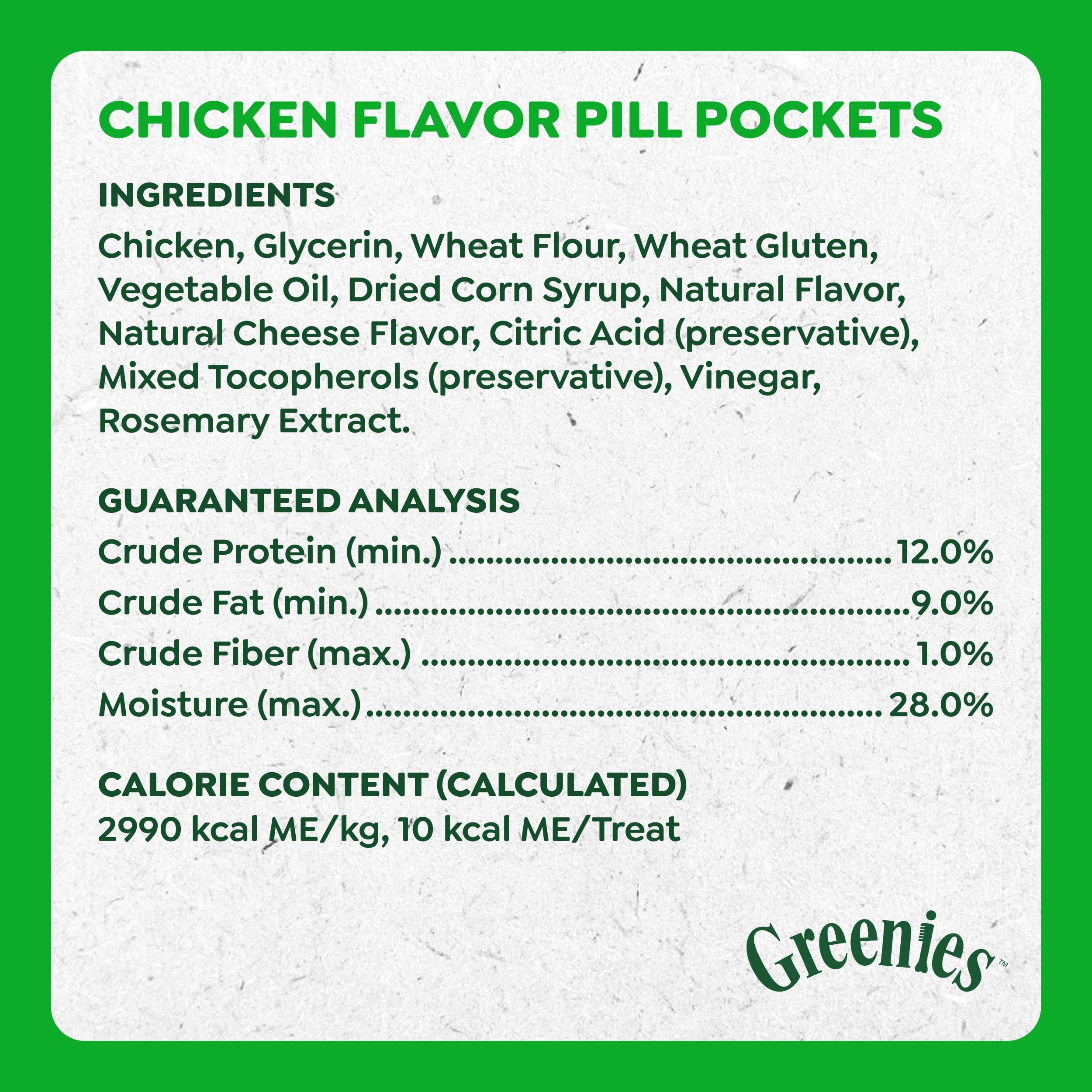 Greenies Pill Pockets small cheese close-up showing cheese flavor appeal.