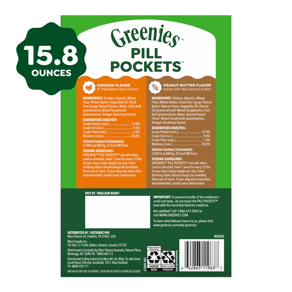 Greenies Pill Pockets sniff-test safe flavor close-up for stress-free meds