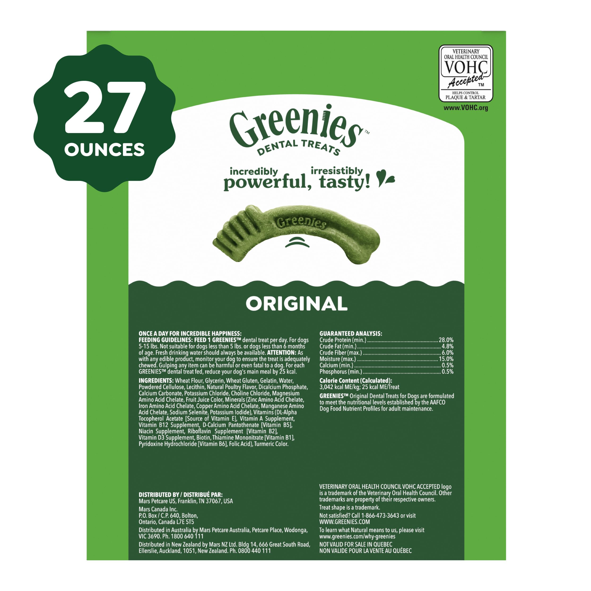 Small-breed friendly chew for dogs weighing 5-15 lb.