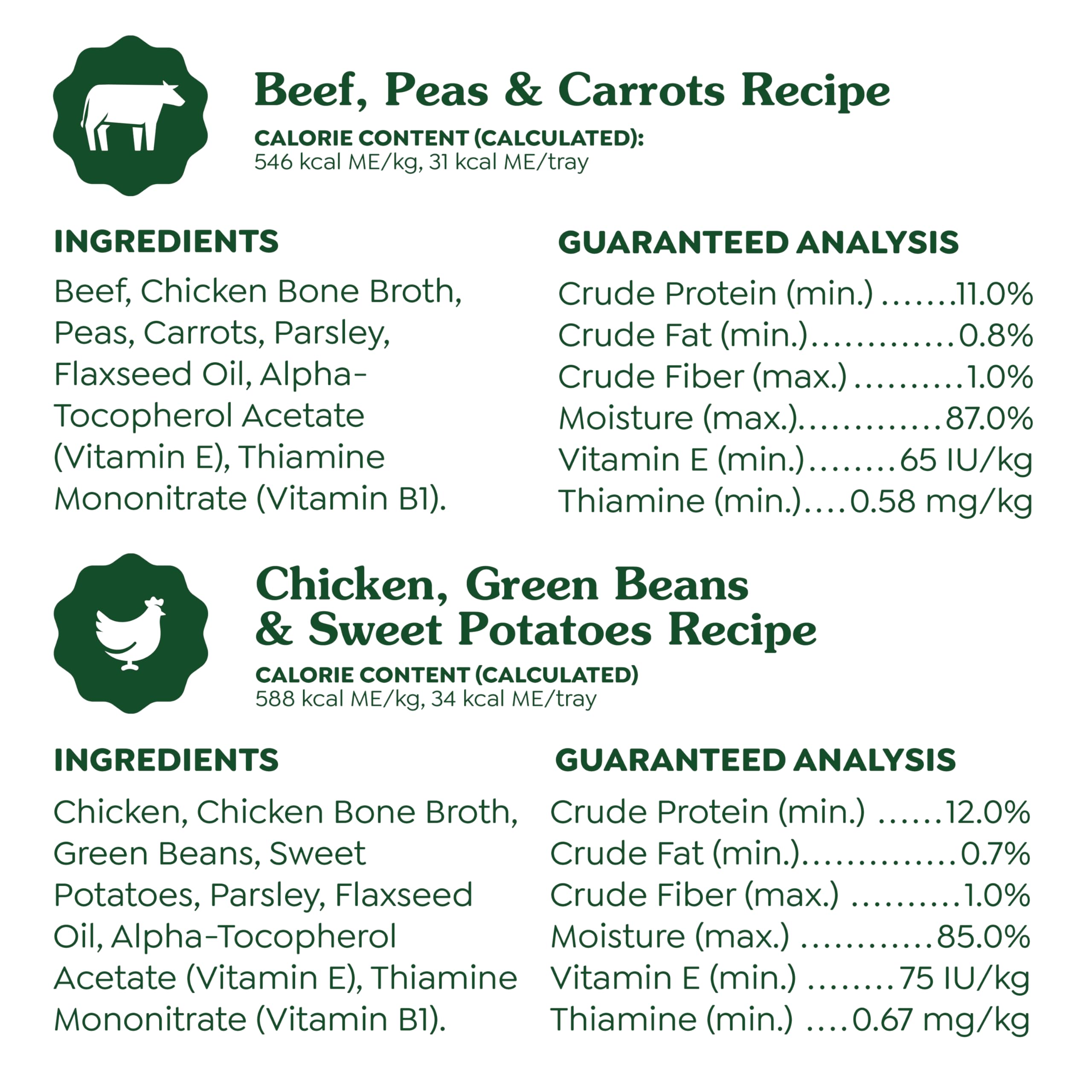Greenies Smart Topper beef-chicken ingredients close-up with real meat visible.