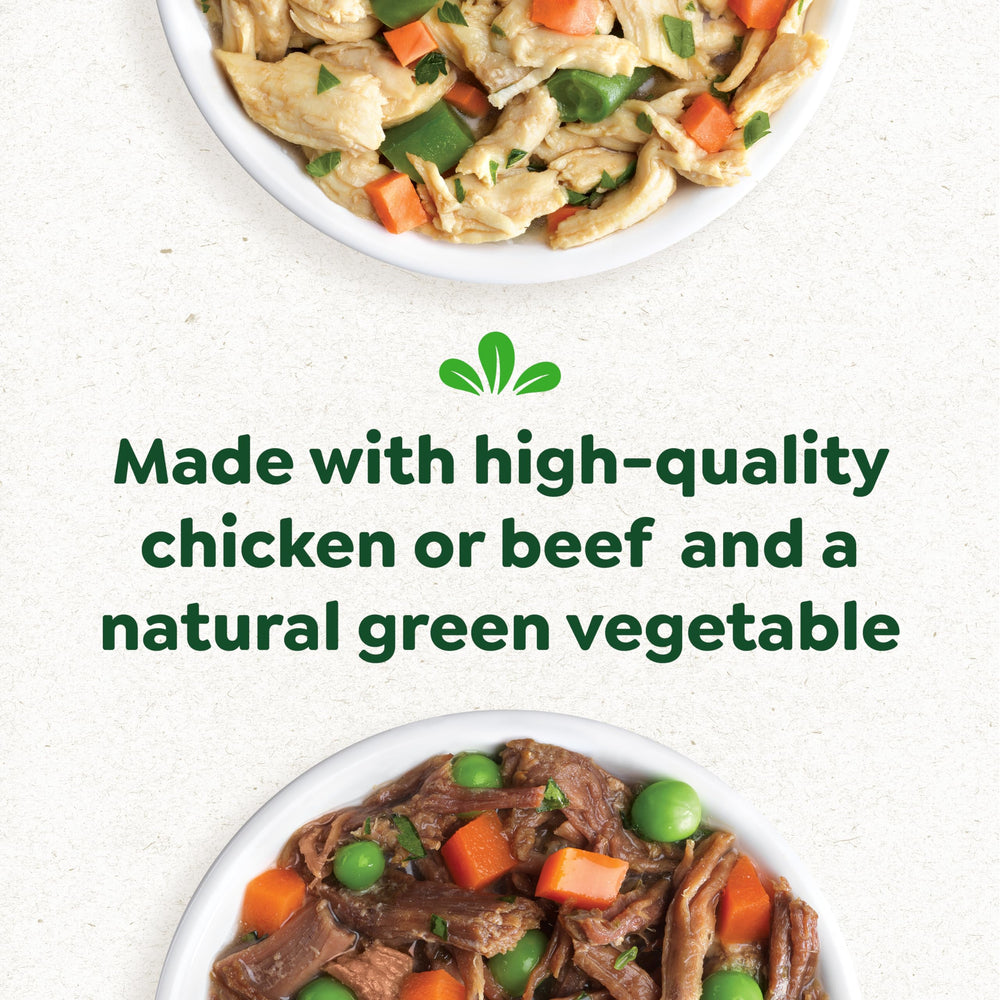 Greenies Smart Topper bone broth splash adds savory aroma.