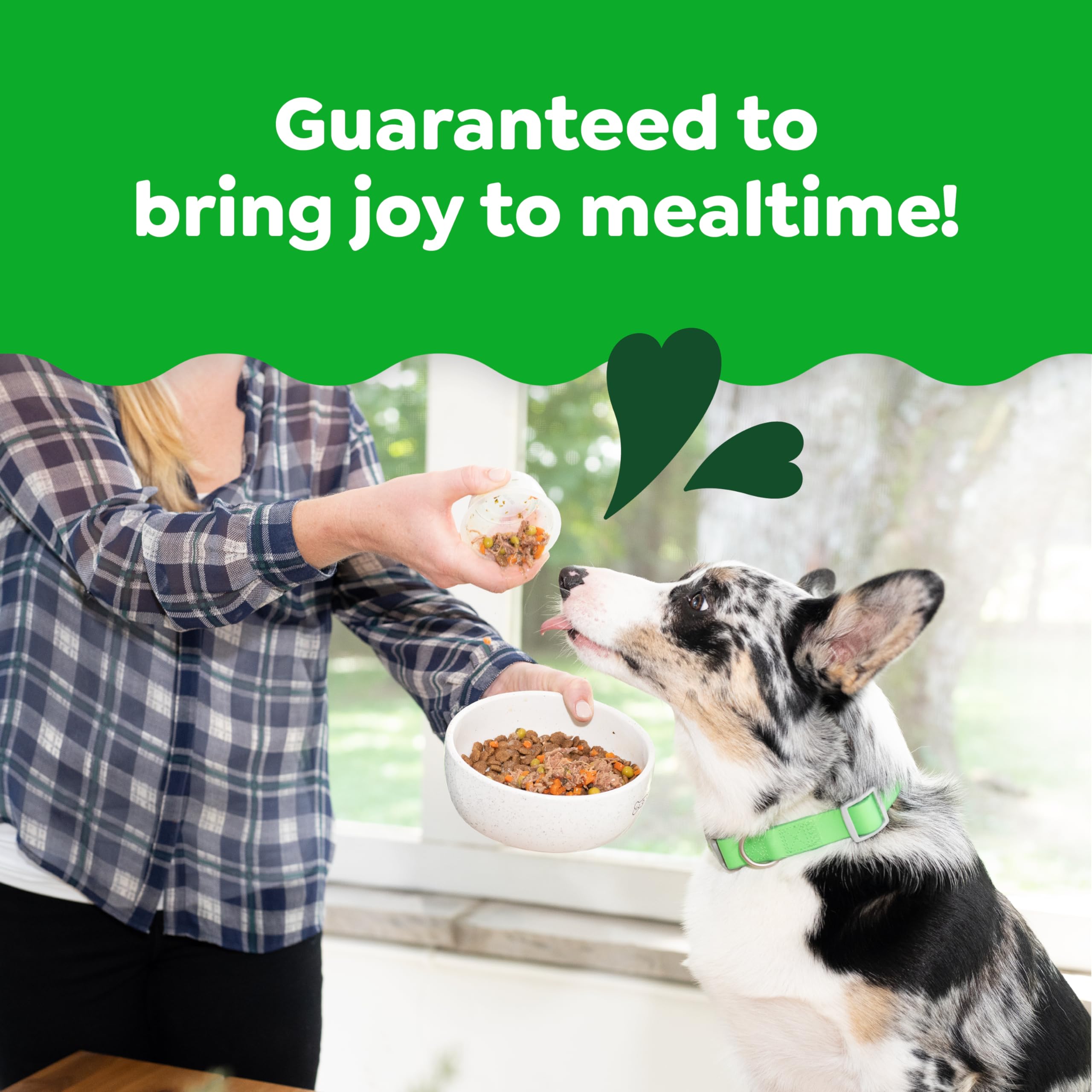 Greenies Smart Topper is grain-free with no corn, wheat, or soy.
