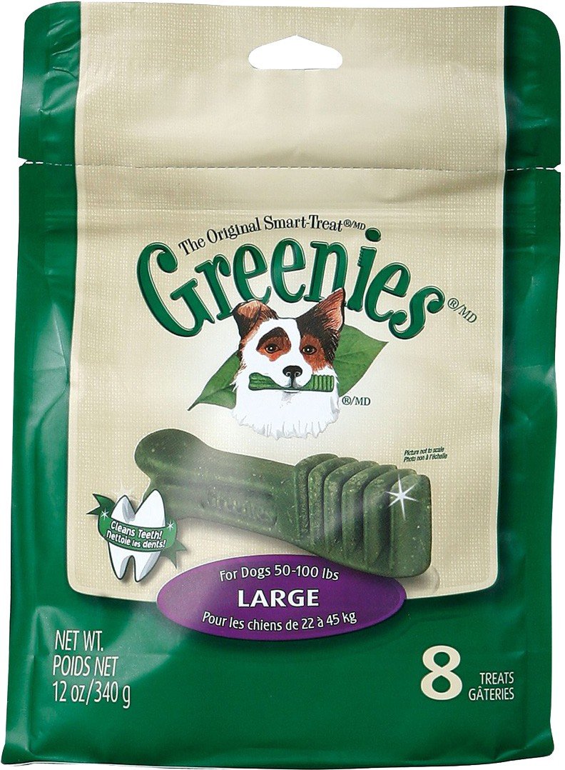 Greenies vet-recommended label on packaging