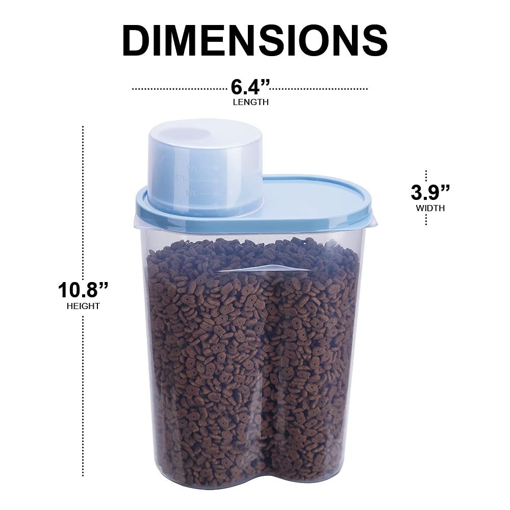 GreenJoy wide opening for effortless pouring and refilling of pet food.
