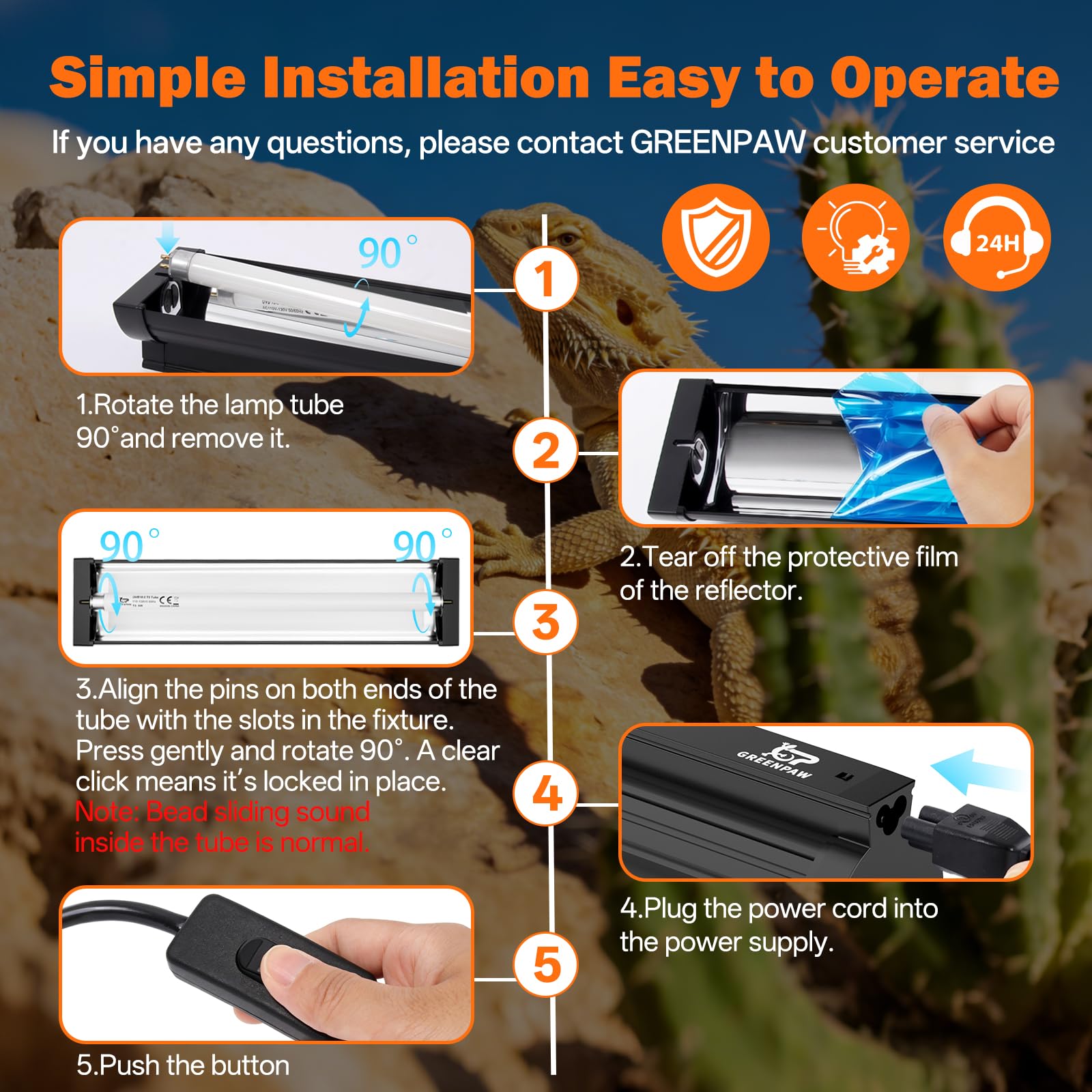 GREENPAW mesh-cover mounting clips enable secure inside-tank installation