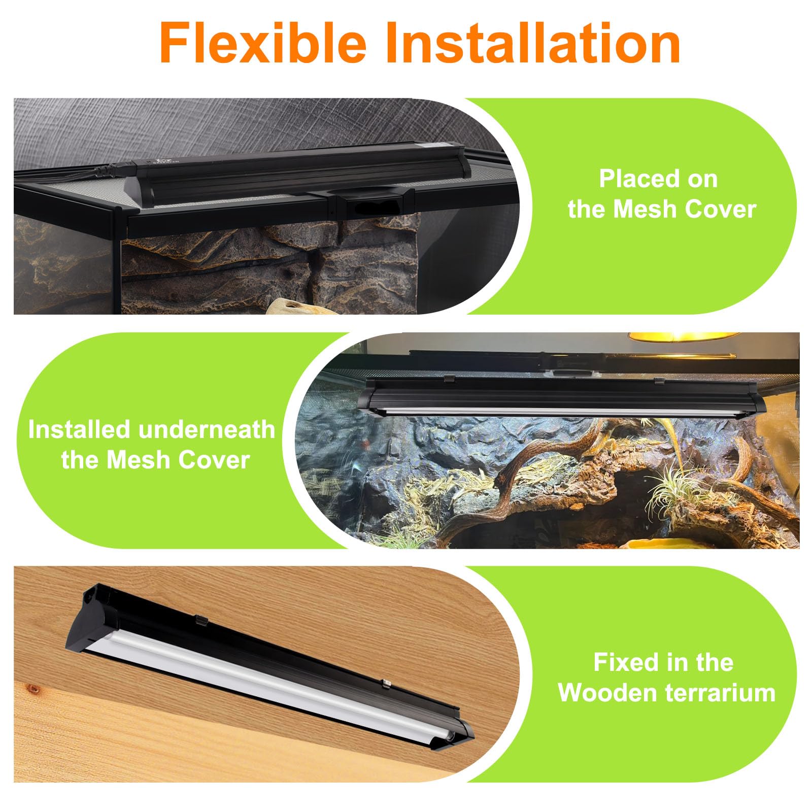 GREENPAW T5 UVB light ideal for bearded dragon habitats
