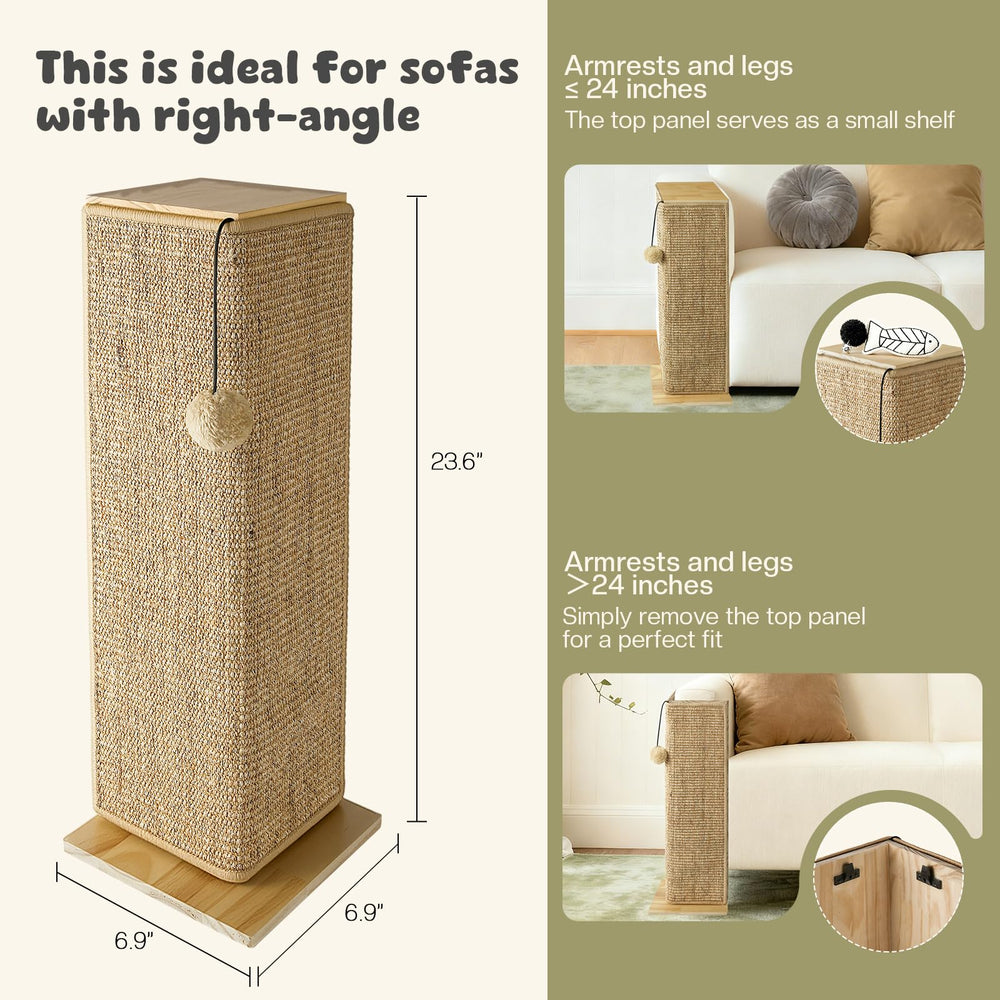 GreenPetopia large scratching surface supports cats of all sizes