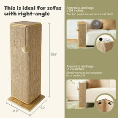 GreenPetopia large scratching surface supports cats of all sizes